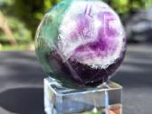 Fluorito rutulys mineralas 264g, 5.4cm. Akmuo