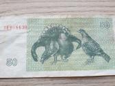 1992 m. retasis 50 talonų Tetervinai - nuotraukos Nr. 2