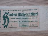1923 m. Karaliaučius 100 000 milijonų markių
