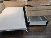 Kampinė sofa su miegama dalimi bei dėže patalynei. - nuotraukos Nr. 8