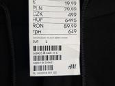 Juodos naujos kelnės H&m L dydis vyriškos - nuotraukos Nr. 3