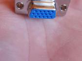 Vga gender changer adapteris