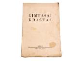 Gimtasai Kraštas: Tautotyros Vienkartinis Leidinys
