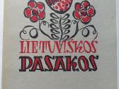 J. Balys. Lietuviškos pasakos (Chicago, 1951)