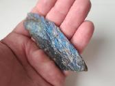 Labradoritas, akmuo mineralas 163g, 8.8x3x1cm - nuotraukos Nr. 2