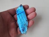 Labradoritas, akmuo mineralas 163g, 8.8x3x1cm