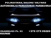 Poliravimas, salonų valymas, paruošimas pardavimui