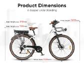 Samebike RS-a07 500w elektrinis dviratis - nuotraukos Nr. 7