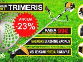 Benzininis trimeris 52cc, 3,0kw Strom® (St520t)