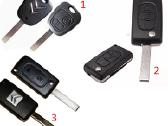 Citroen raktai korpusas raktas 0-616-96777 - nuotraukos Nr. 3