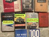 Tarybinės knygos automobilių tema ir kt.