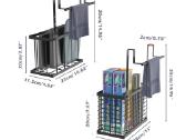 Pakabinami metaliniai krepšeliai 2 vnt - nuotraukos Nr. 4