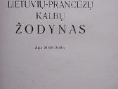 Lietuvių-prancūzų kalbų žodynas 1962 m - nuotraukos Nr. 2