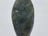 Labradorito akmuo, kabošonas, mineralas 62g - nuotraukos Nr. 6