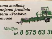Pjauna mediena mobiliu/kilnojamu gateriu - nuotraukos Nr. 2