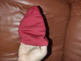 Galvajuostė, turbanas bordo - nuotraukos Nr. 4