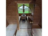 Apvali sauna 6m lauko mobili pirtis - nuotraukos Nr. 6