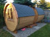 Apvali sauna 6m lauko mobili pirtis