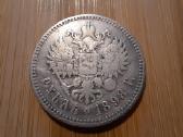 1 Rublis 1898 2 žvaigždės - Nikolajus II Sidabras - nuotraukos Nr. 2