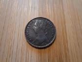 1 farthing fartingas 1891 - Anglija