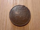 5 centimes sentimai 1904 - Tunisas - nuotraukos Nr. 2