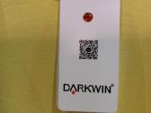Geltona su juodomis gėlėmis Darkwin suknelė - nuotraukos Nr. 5
