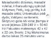 Parduodama masažinė kojų vonelė si infraraudonūjų - nuotraukos Nr. 4