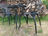 Puošnios metalinės lauko kėdės, ir po 1 vnt. - nuotraukos Nr. 8