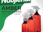 100ml Hdpe gintarinės spalvos butelis su purkštuku - nuotraukos Nr. 3