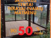 Skaidrių tentų terasoms ir pavėsinėms Išpardavimas