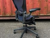 Refurbished Herman Miller Aeron mėlyna - nuotraukos Nr. 3