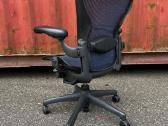 Refurbished Herman Miller Aeron mėlyna - nuotraukos Nr. 5