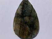 Labradorito kabošonas, akmuo, mineralas. - nuotraukos Nr. 6