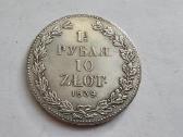 1839 10 zlotu 1 1/2 rublio