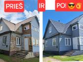 Medinių-dekoro Fasadų dažymas-stogų Dažymas! - nuotraukos Nr. 17