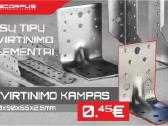 Tvirtinimo kampai 95x95x63 2,5mm - 0,45eur - nuotraukos Nr. 2