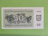 1992m. 50 talonų (tetervinai)