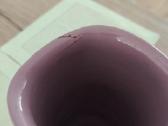 Keramikos vaza violetinės bordo spalvos - nuotraukos Nr. 2