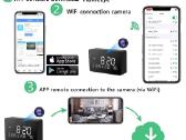 Laikrodis su slapta Full HD WiFi kamera - nuotraukos Nr. 5