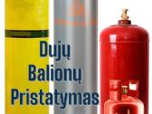 Dujų balionų pristatymas . Dujų balionas Propanas