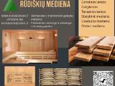 Mediena namams, stogams, karkasams ir I-beam sijos - nuotraukos Nr. 9