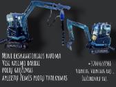 Mini ekskavatoriaus nuoma , polių gręžimas 30€ - nuotraukos Nr. 2