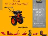 Benzininis kultivatorius-motoblokas 16ag su paleti