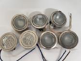 LED ir halogeniniai šviestuvai 62 mm,nauji 12v