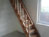 Laiptai, laiptų pakopos, palangės iš medžio masyvo - nuotraukos Nr. 6