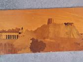 Antikvarinis medinis paveikslas 100x40 - nuotraukos Nr. 2