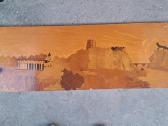 Antikvarinis medinis paveikslas 100x40 - nuotraukos Nr. 3