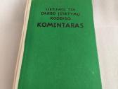Lietuvos Tsr darbo įstatymų kodekso komentaras