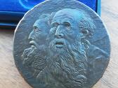 Gražus bronzinis stalo medalis