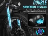 Elektrinis dviratis Samebike Lotdm200-II 750w - nuotraukos Nr. 12